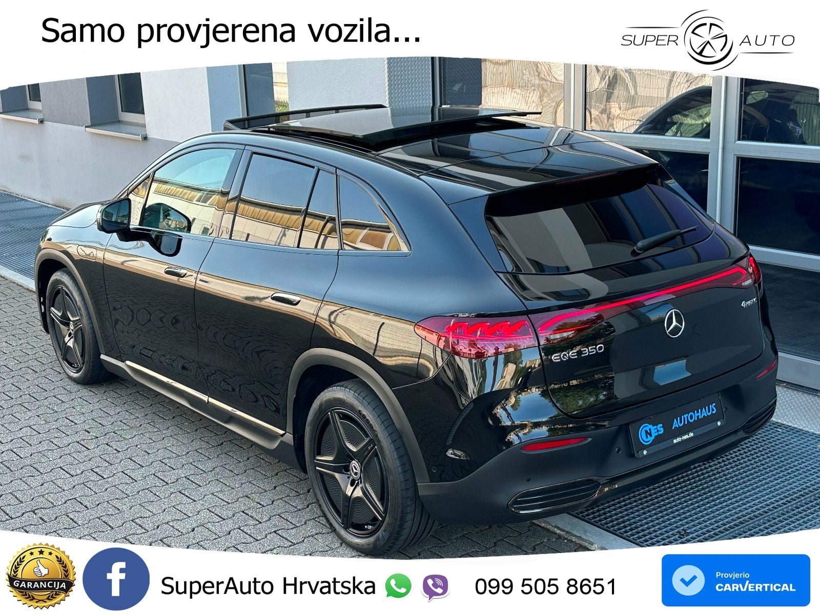 Mercedes EQE SUV 350 98 kWh (292 KS) 4MATIC AMG ACC+HEAD+4xGR SJED+360+PANO