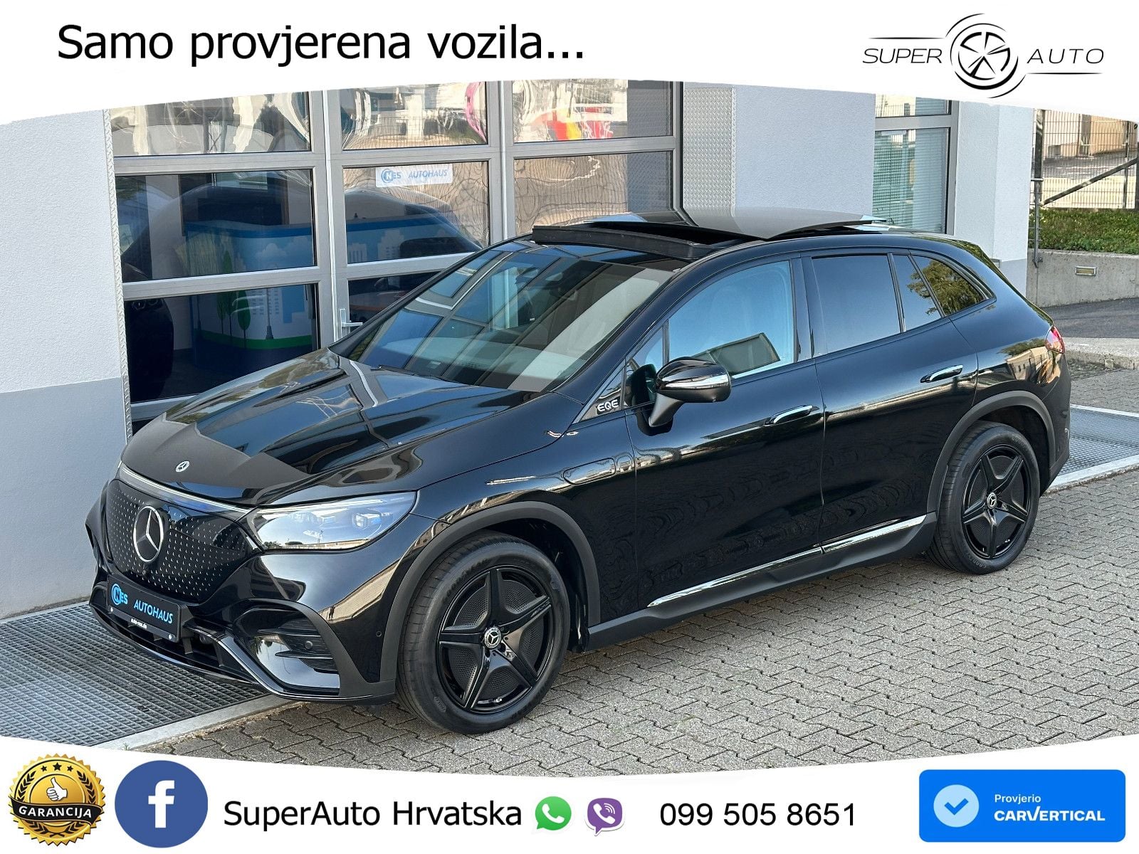 Mercedes EQE SUV 350 98 kWh (292 KS) 4MATIC AMG ACC+HEAD+4xGR SJED+360+PANO