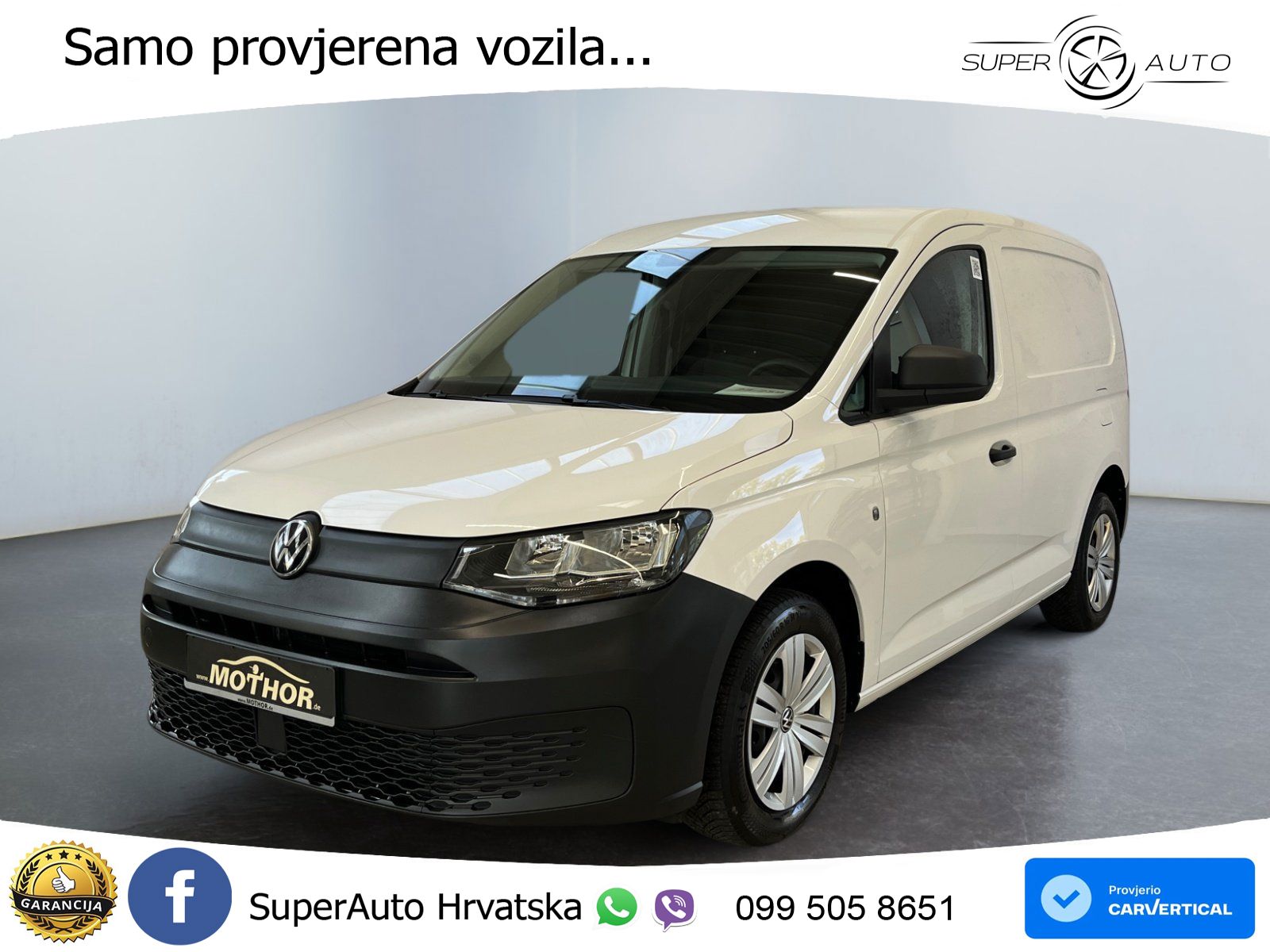Volkswagen Caddy Cargo EcoProfi 1.5TSI Flügeltüren Tempomat 114 KS