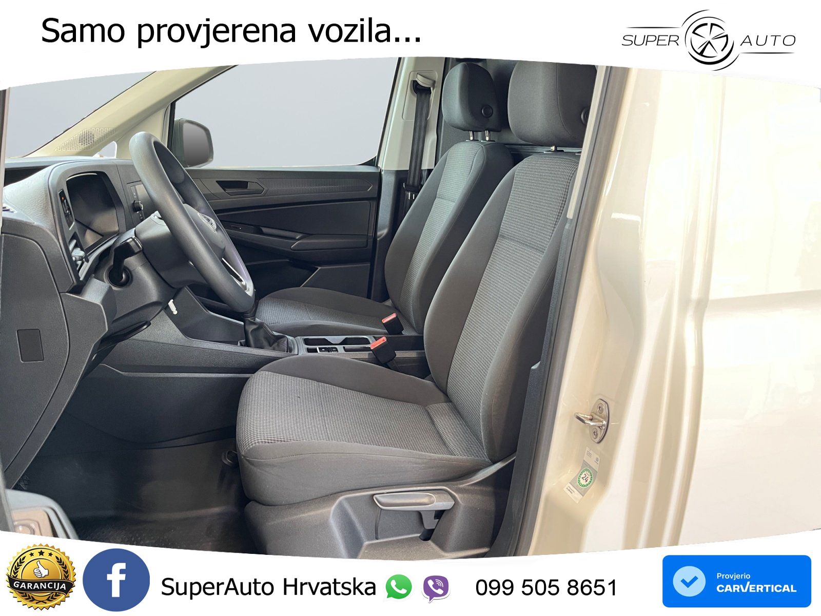 Volkswagen Caddy Cargo EcoProfi 1.5TSI Flügeltüren Tempomat 114 KS