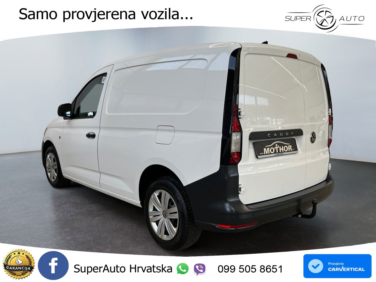 Volkswagen Caddy Cargo EcoProfi 1.5TSI Flügeltüren Tempomat 114 KS