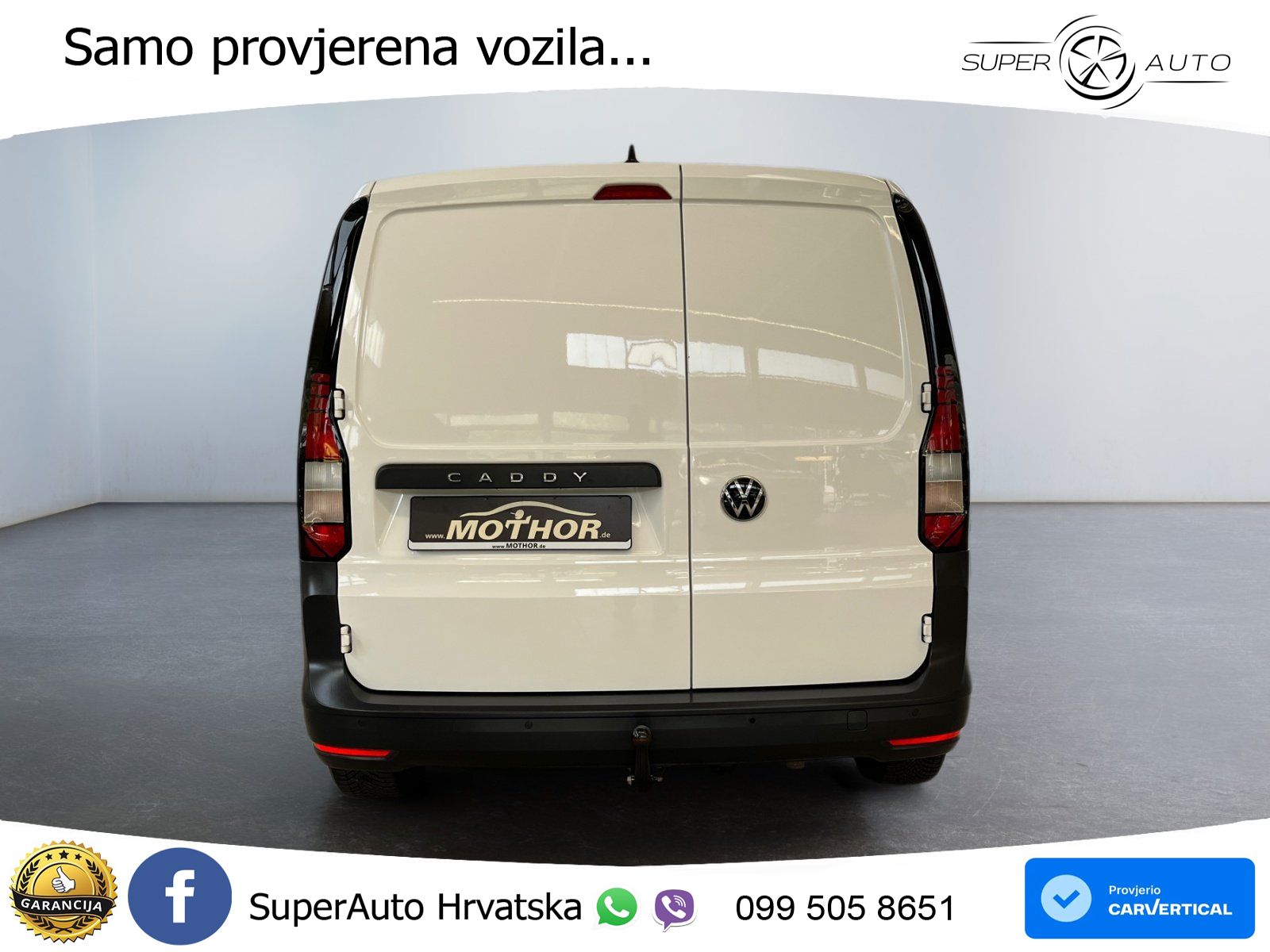Volkswagen Caddy Cargo EcoProfi 1.5TSI Flügeltüren Tempomat 114 KS