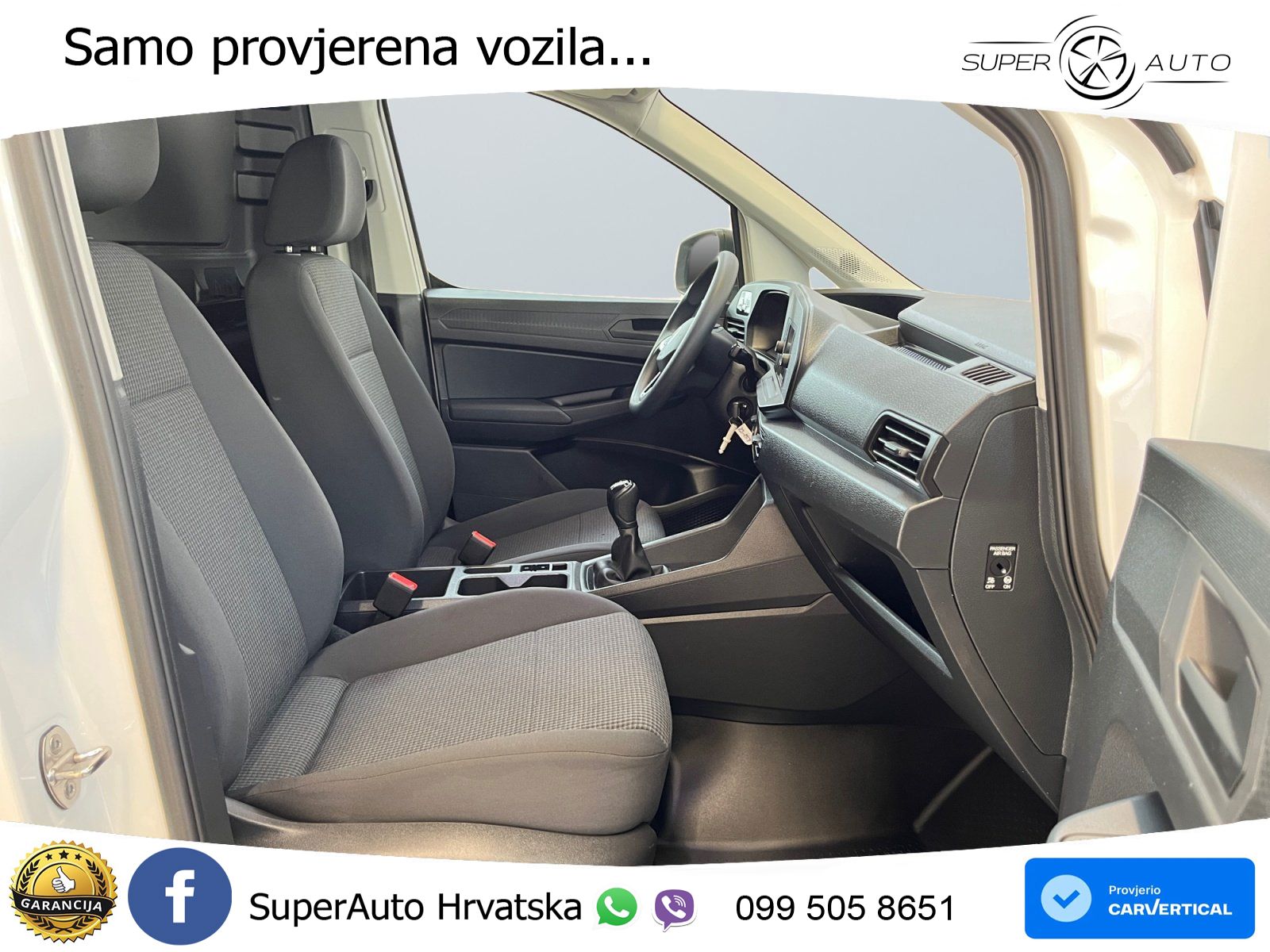 Volkswagen Caddy Cargo EcoProfi 1.5TSI Flügeltüren Tempomat 114 KS