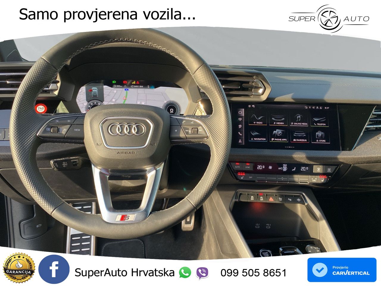 Audi A3 30 TDI (116 KS) S tronic S line LED+GR SJED+ACC