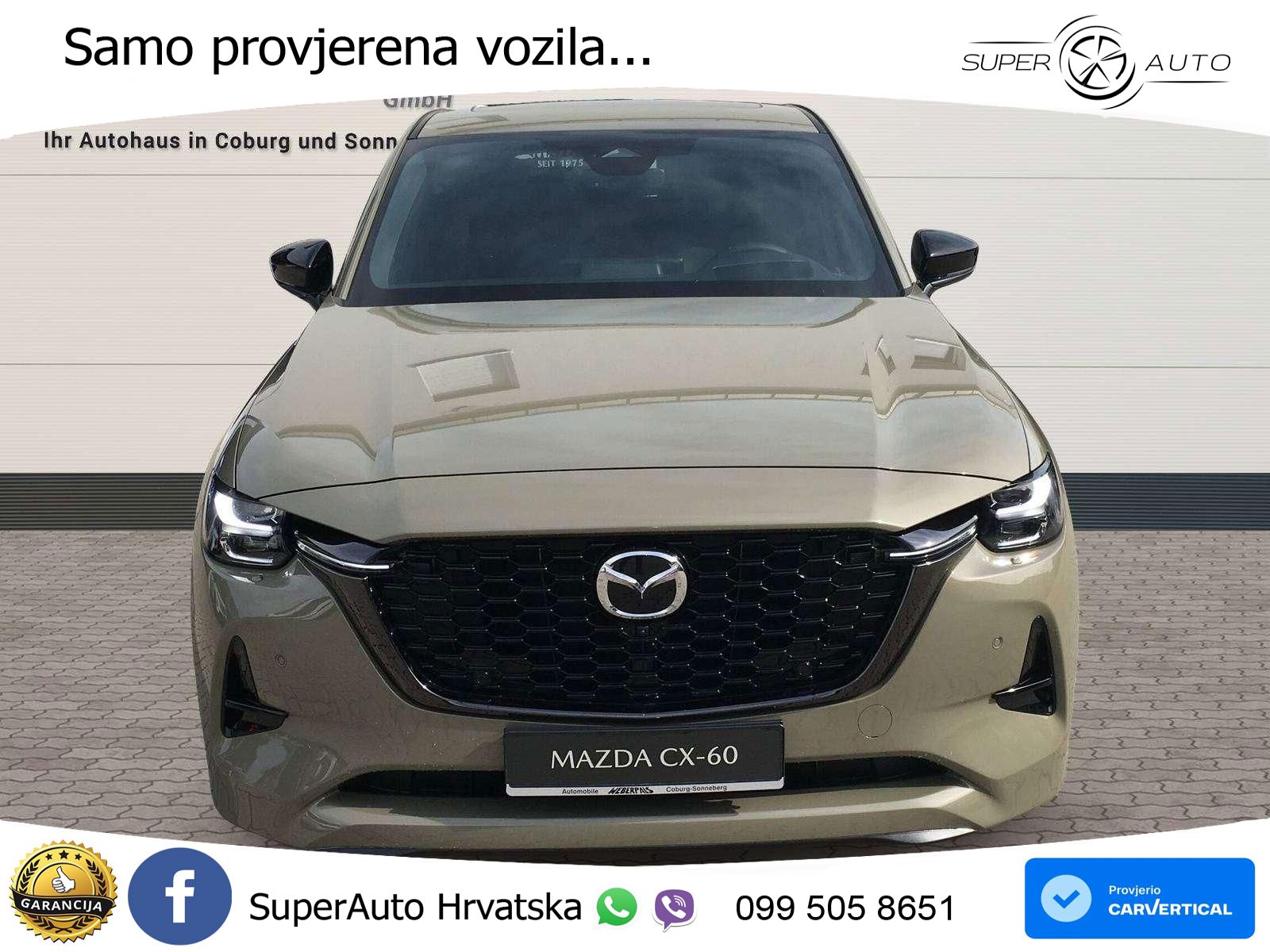 Mazda CX-60 3.3 e-Skyactiv D (254 KS) AWD Automatic LED+GR SJED+ACC