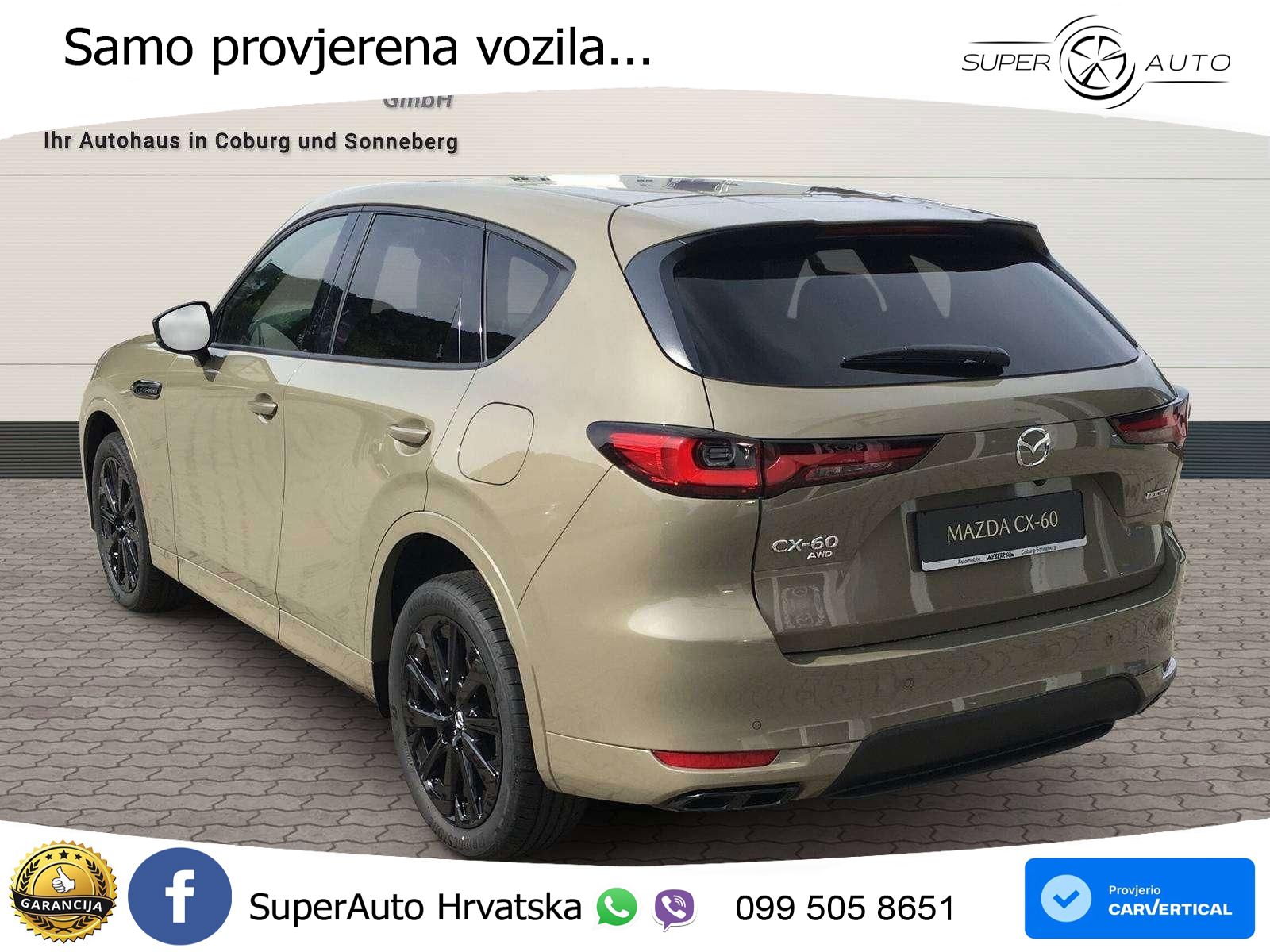 Mazda CX-60 3.3 e-Skyactiv D (254 KS) AWD Automatic LED+GR SJED+ACC