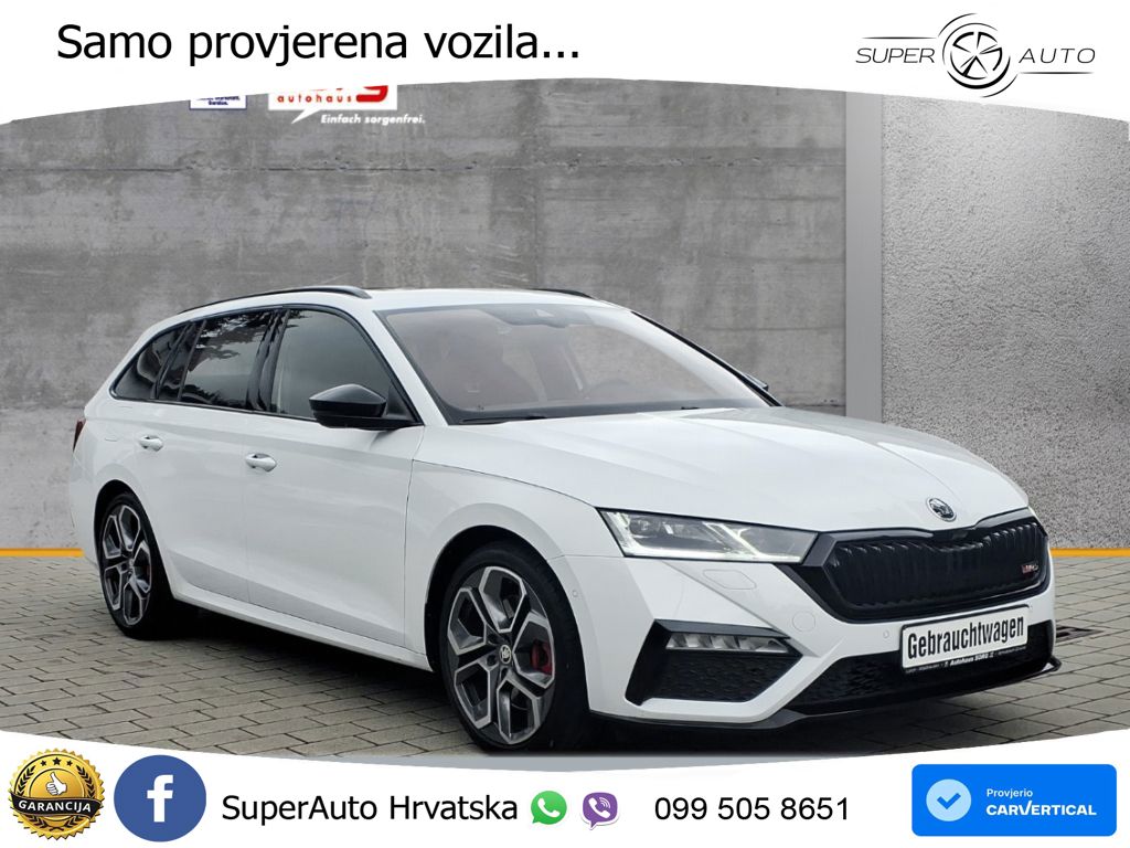 Škoda Octavia Combi RS 2.0 TSI (245 KS) DSG LED+GR SJED+ACC