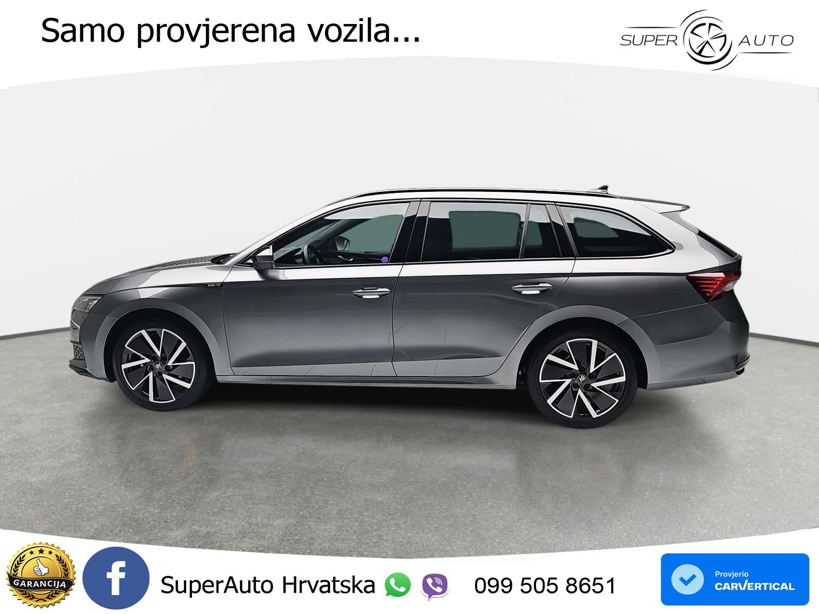 Škoda Octavia Combi 2.0 TDI (150 KS) DSG SportLine LED+GR SJED+ACC
