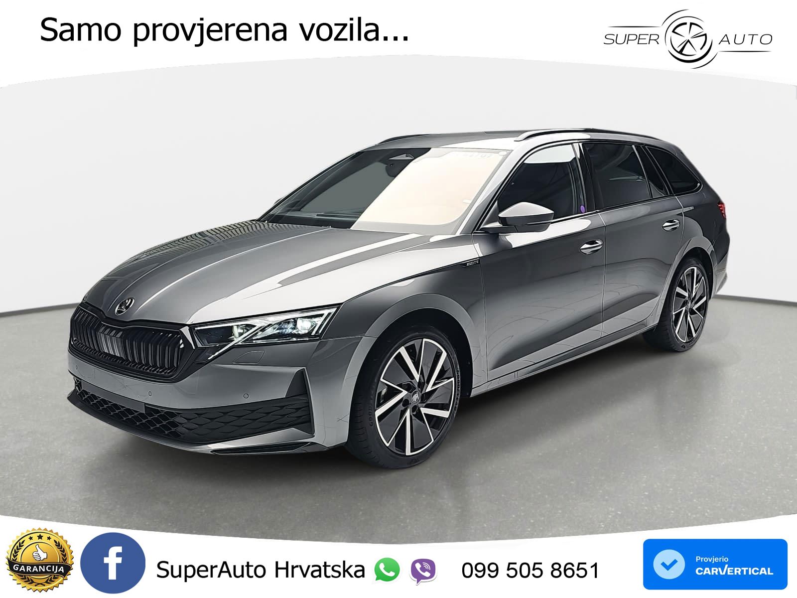 Škoda Octavia Combi 2.0 TDI (150 KS) DSG SportLine LED+GR SJED+ACC
