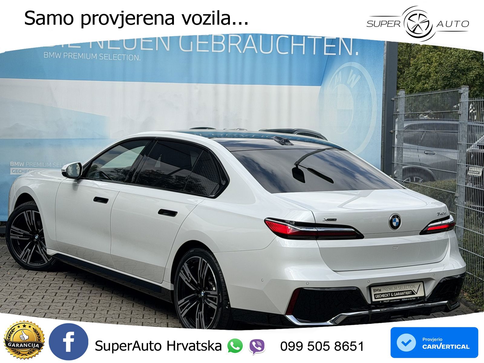 BMW 740d (299 KS) xDrive Steptronic M Sport ZRAČNI+ACC+GR SJED+KAM+PANO