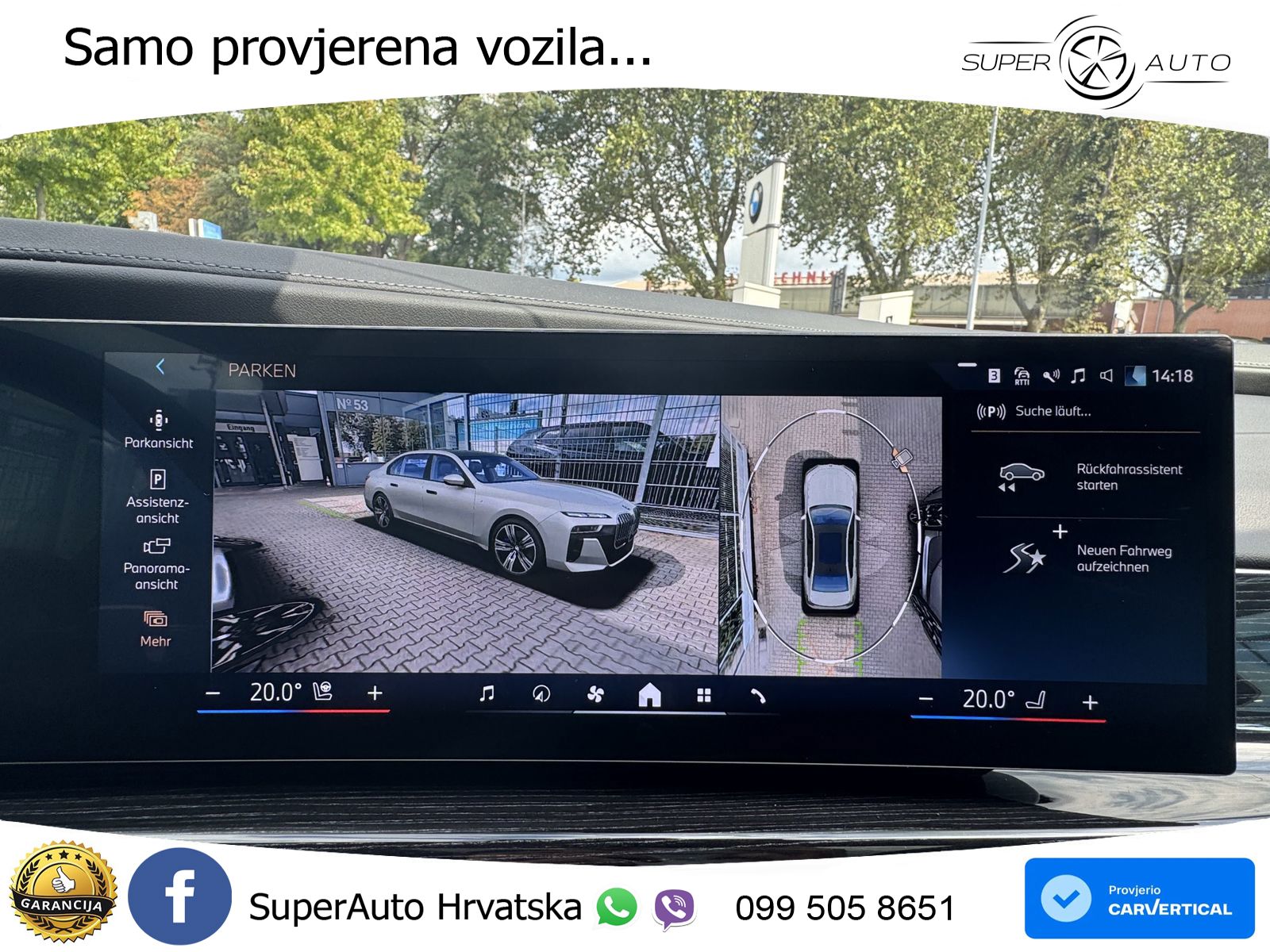BMW 740d (299 KS) xDrive Steptronic M Sport ZRAČNI+ACC+GR SJED+KAM+PANO