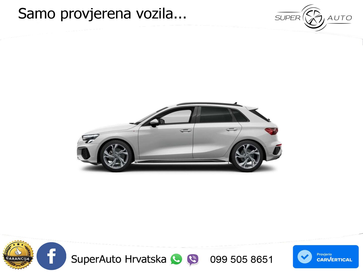 Audi A3 35 TFSI (150 KS) S line LED+GR SJED+ACC