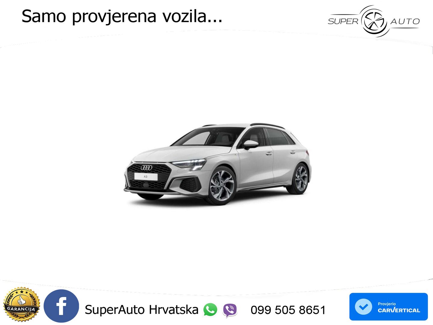 Audi A3 35 TFSI (150 KS) S line LED+GR SJED+ACC