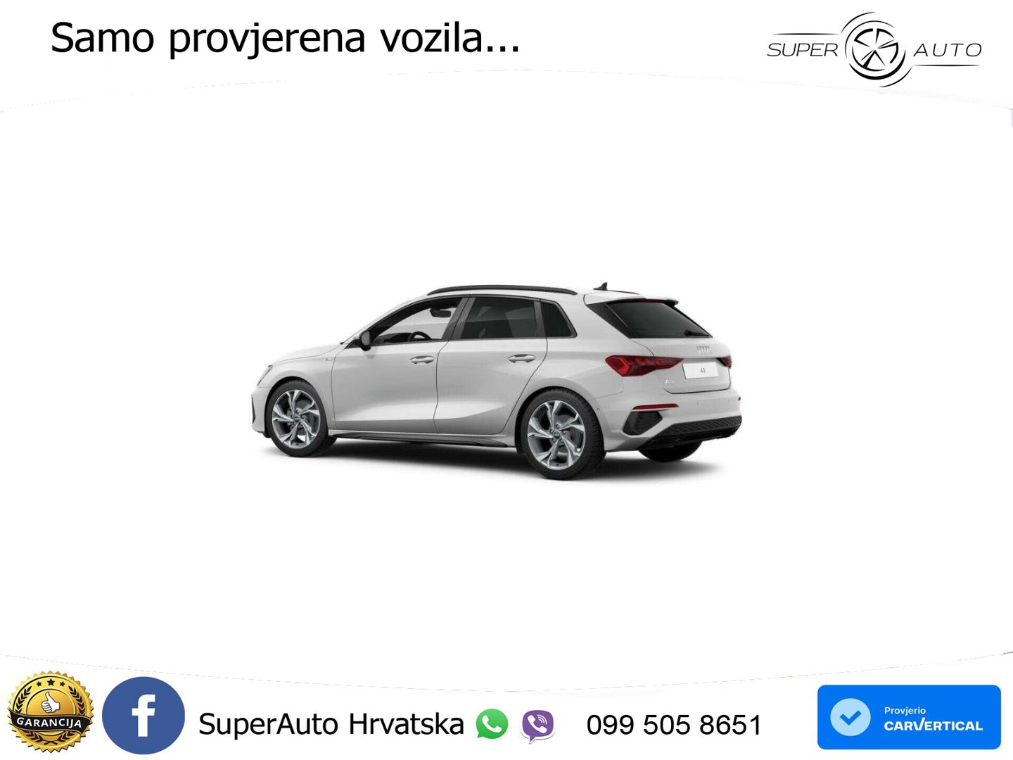 Audi A3 35 TFSI (150 KS) S line LED+GR SJED+ACC