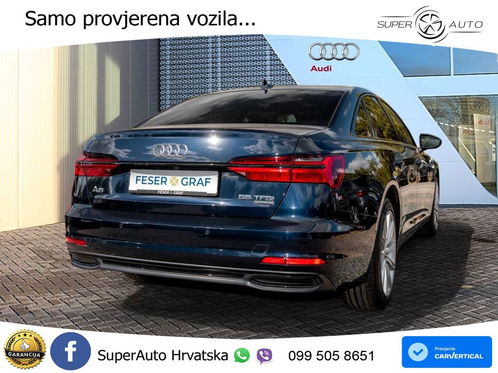 Audi A6 55 TFSI V6 (340 KS) quattro S tronic S line LED+GR SJED+ACC