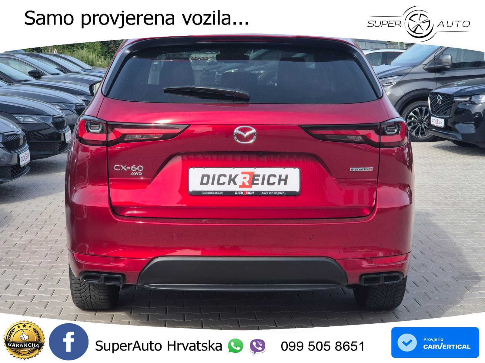 Mazda CX-60 3.3 e-Skyactiv D (254 KS) AWD Automatic ACC+HEAD+4xGR SJED+360+PANO