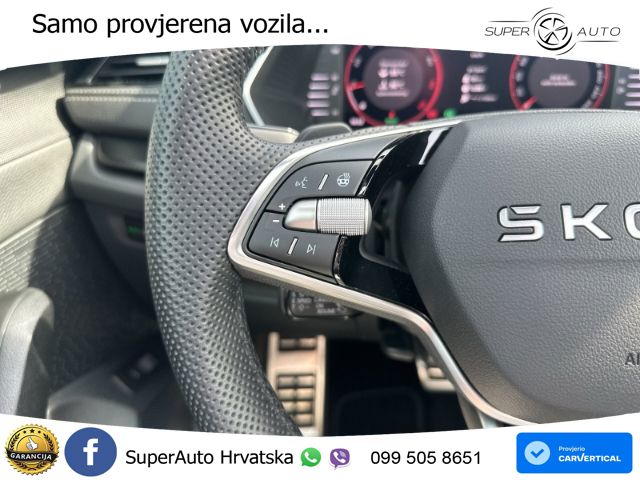Škoda Octavia Combi 1.5 TSI (150 KS) DSG SportLine MATRIX+GR SJED+KAM