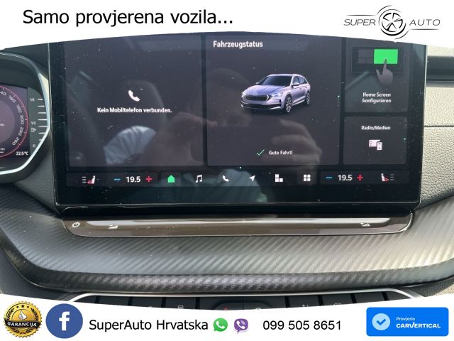 Škoda Octavia Combi 1.5 TSI (150 KS) DSG SportLine MATRIX+GR SJED+KAM
