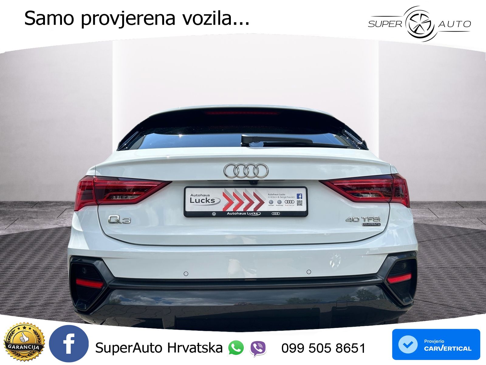 Audi Q3 II Sportback 40 TFSI (190 KS) quattro S tronic MATRIX+GR SJED+KAM