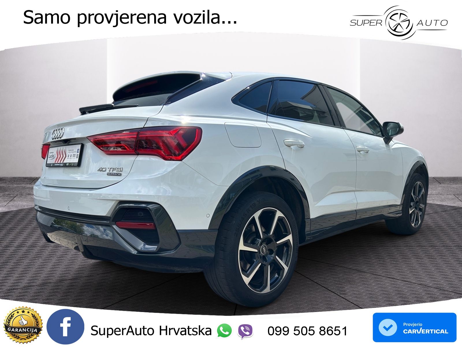 Audi Q3 II Sportback 40 TFSI (190 KS) quattro S tronic MATRIX+GR SJED+KAM