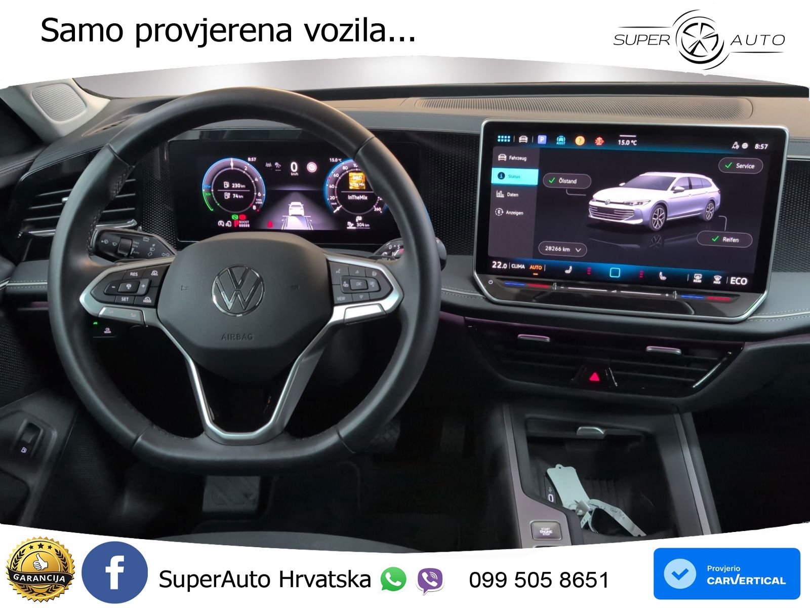 Volkswagen Passat Variant 1.5 TSI (204 KS) eHybrid DSG Business LED+GR SJED+ACC