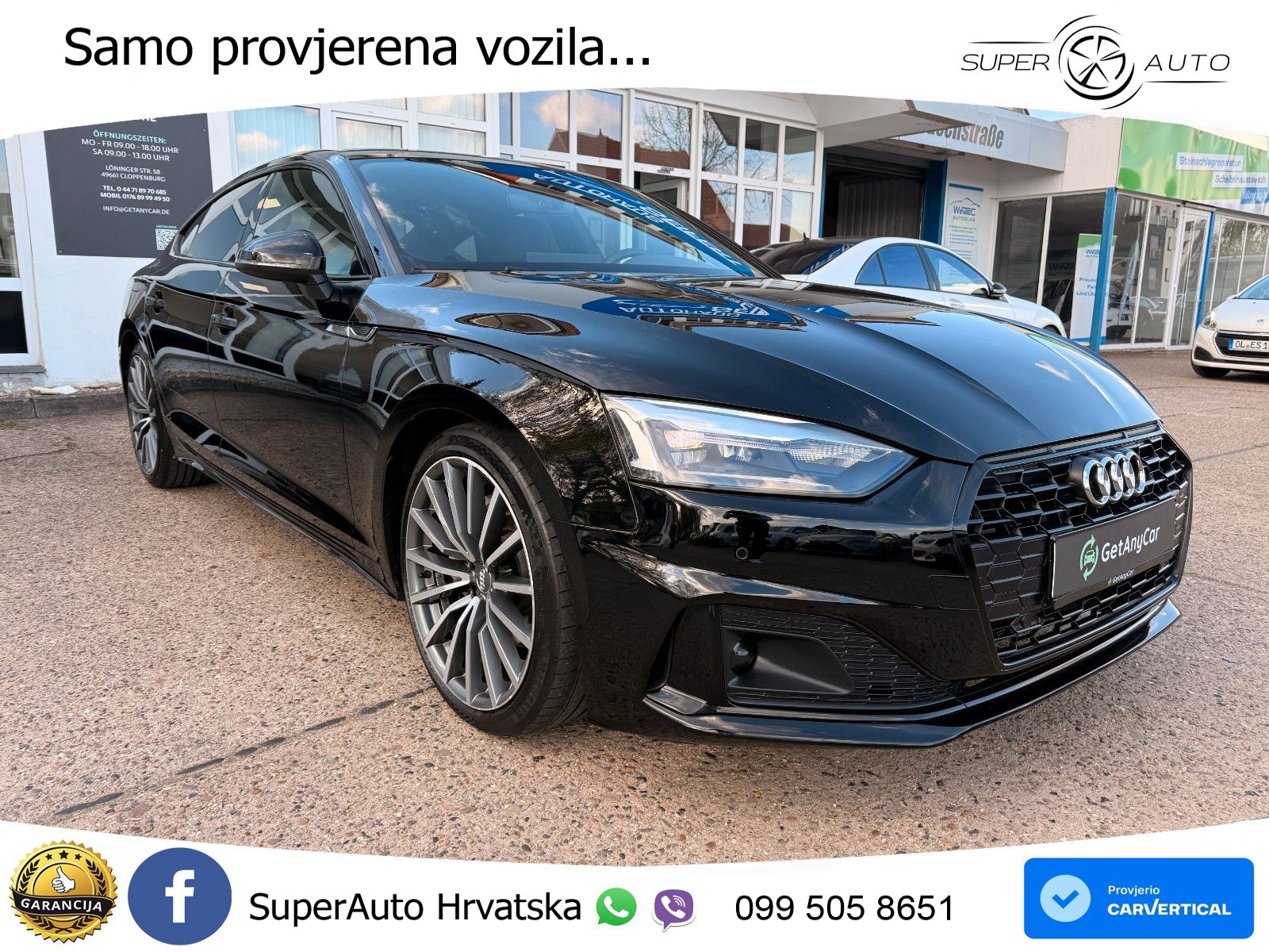 Audi A5 Sportback 40 TDI (190 KS) S tronic advanced