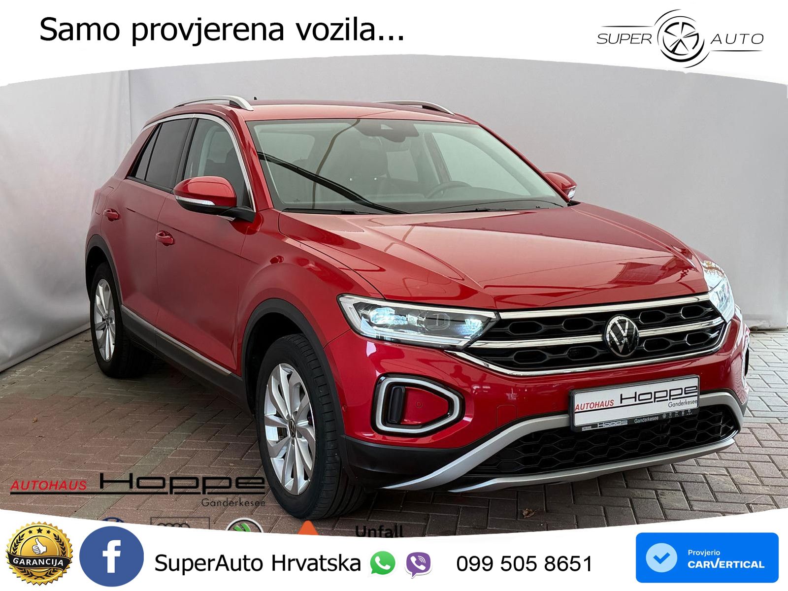 Volkswagen T-Roc 1.5 TSI (150 KS) DSG LED+GR SJED+ACC