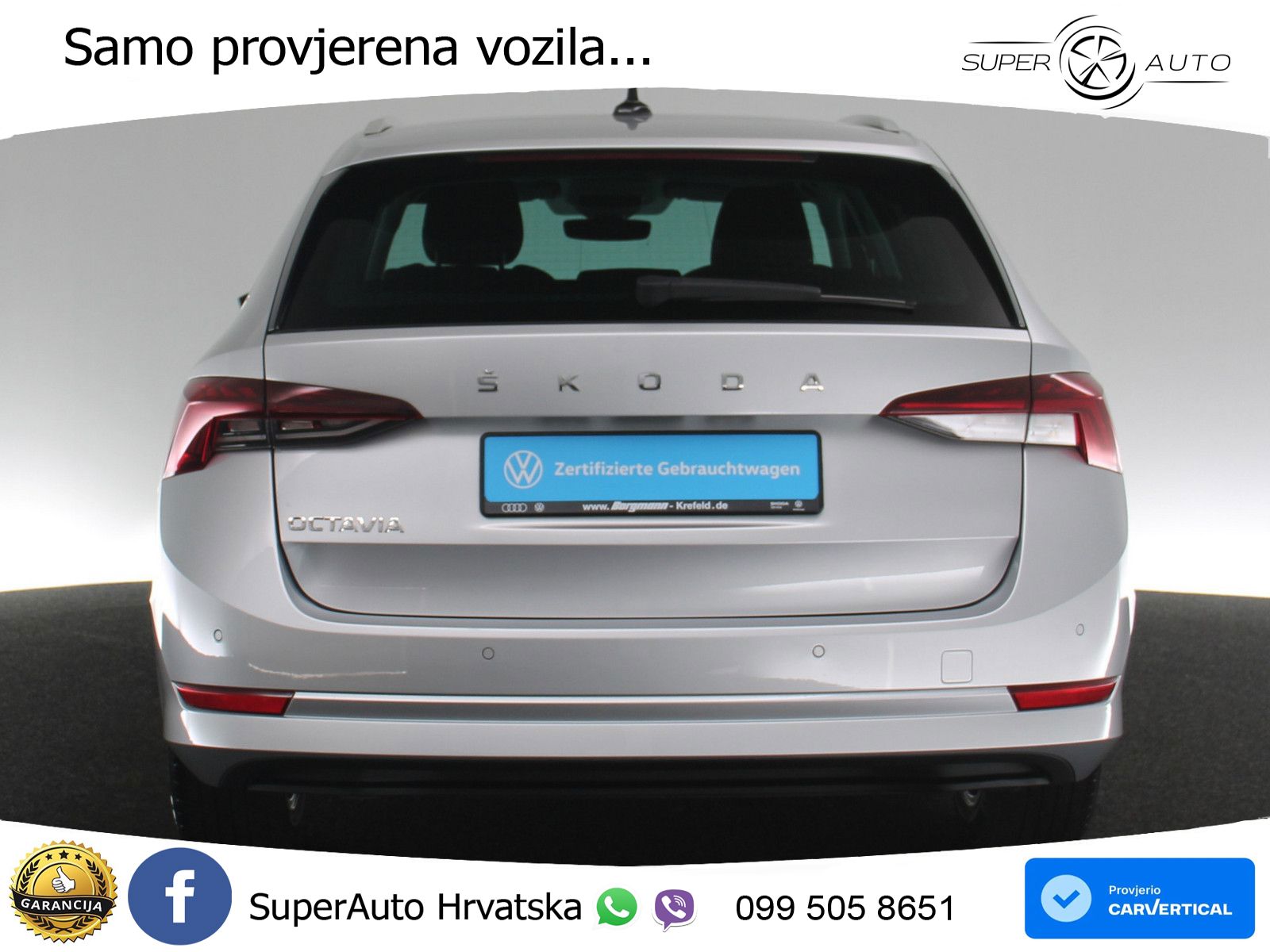 Škoda Octavia Combi 2.0 TDI (150 KS) DSG LED+GR SJED+ACC