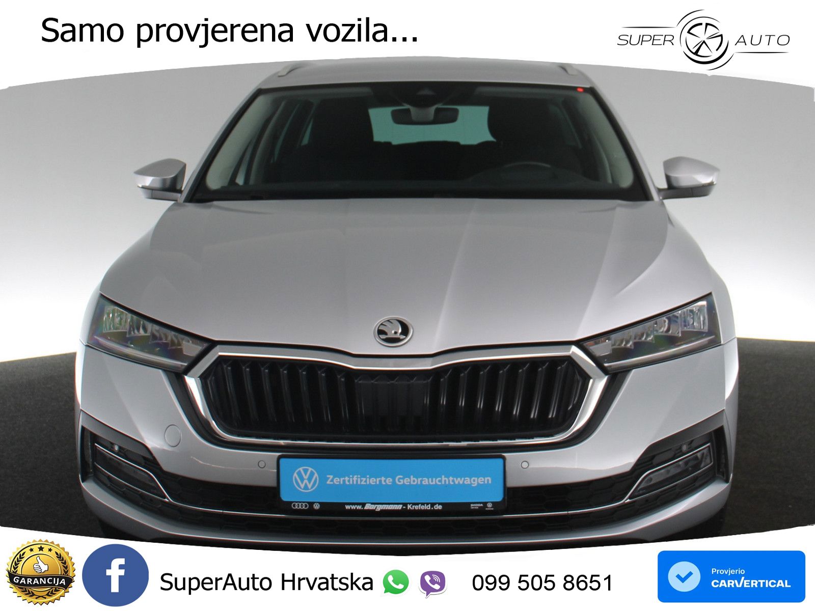 Škoda Octavia Combi 2.0 TDI (150 KS) DSG LED+GR SJED+ACC
