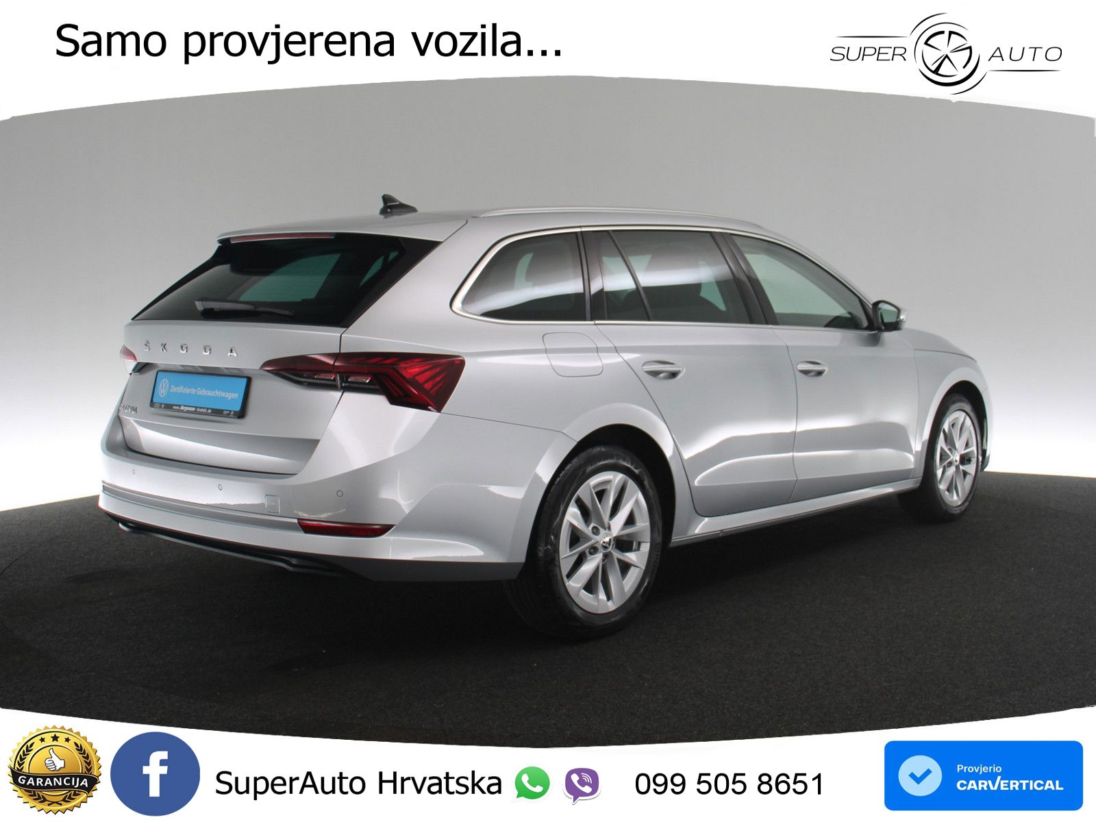 Škoda Octavia Combi 2.0 TDI (150 KS) DSG LED+GR SJED+ACC