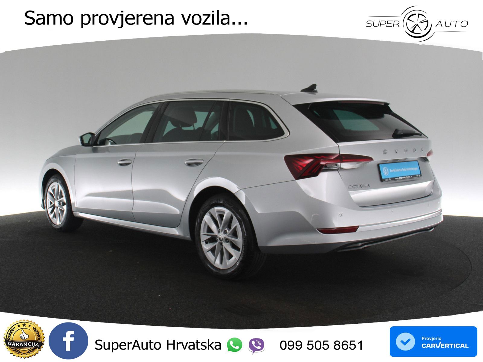 Škoda Octavia Combi 2.0 TDI (150 KS) DSG LED+GR SJED+ACC