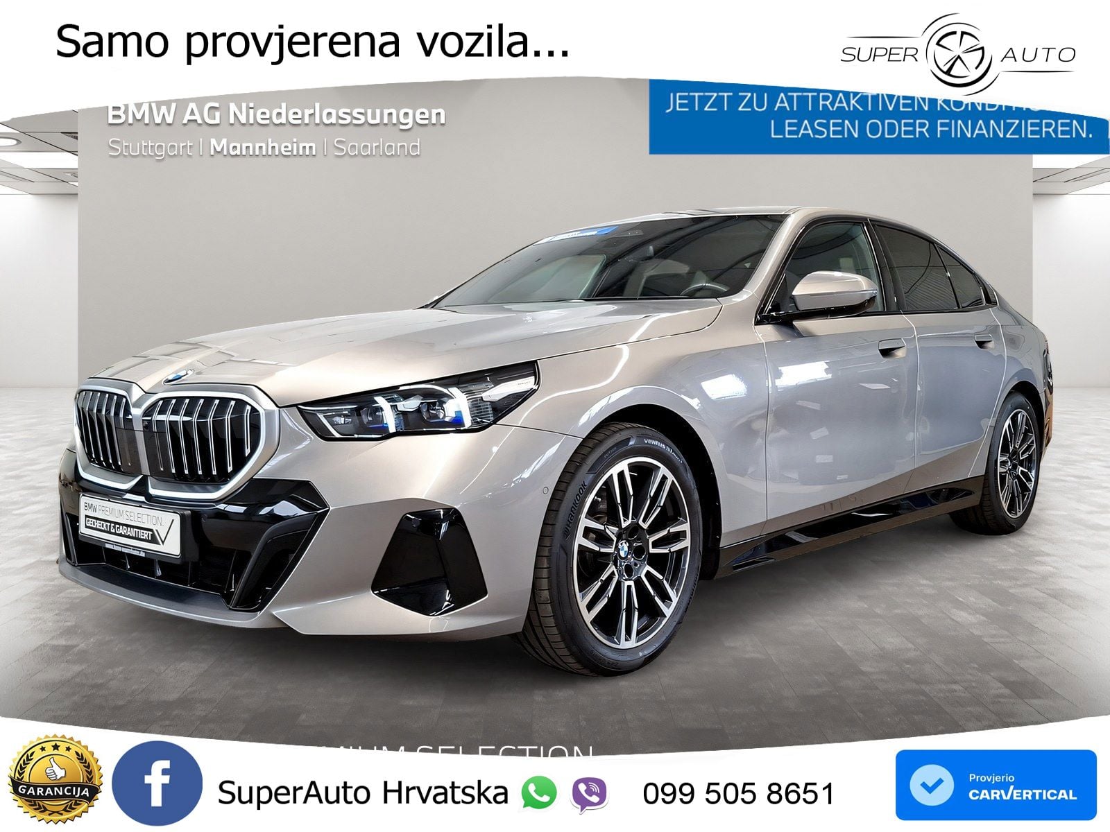 BMW 520d (197 KS) Steptronic M Sport LED+GR SJED+ACC