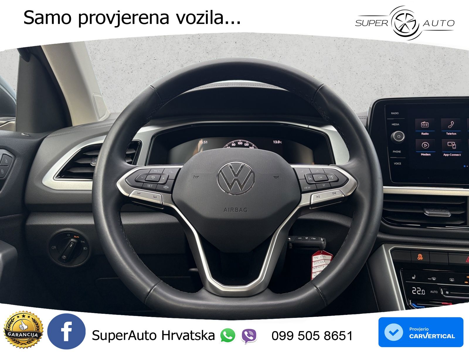 Volkswagen T-Roc 1.5 TSI (150 KS) DSG LED+GR SJED+ACC