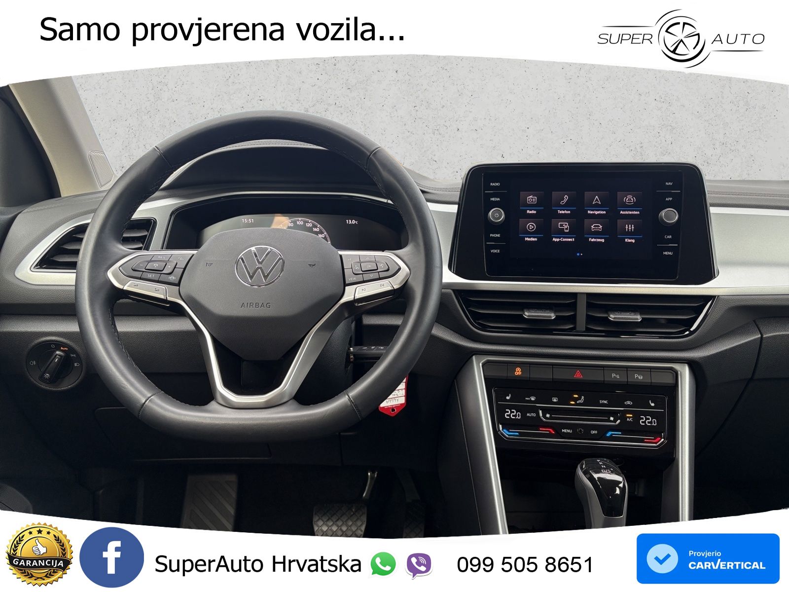 Volkswagen T-Roc 1.5 TSI (150 KS) DSG LED+GR SJED+ACC