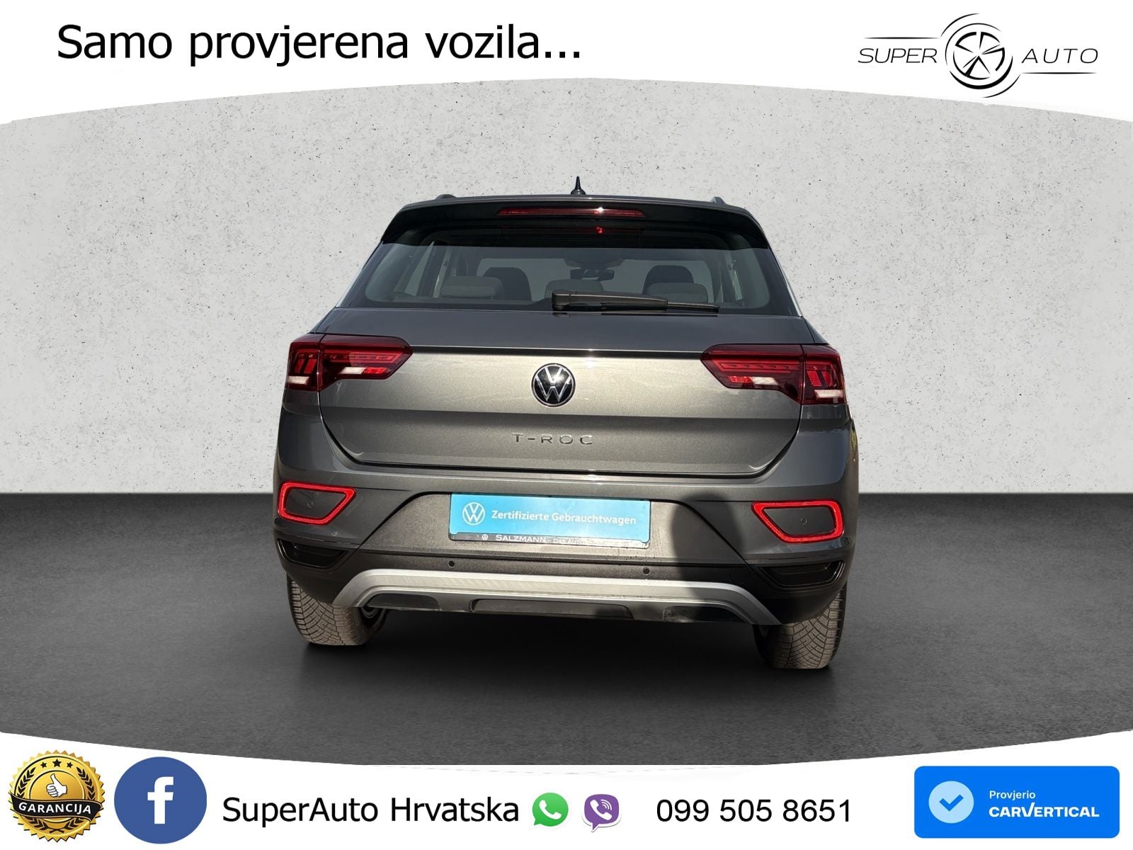 Volkswagen T-Roc 1.5 TSI (150 KS) DSG LED+GR SJED+ACC