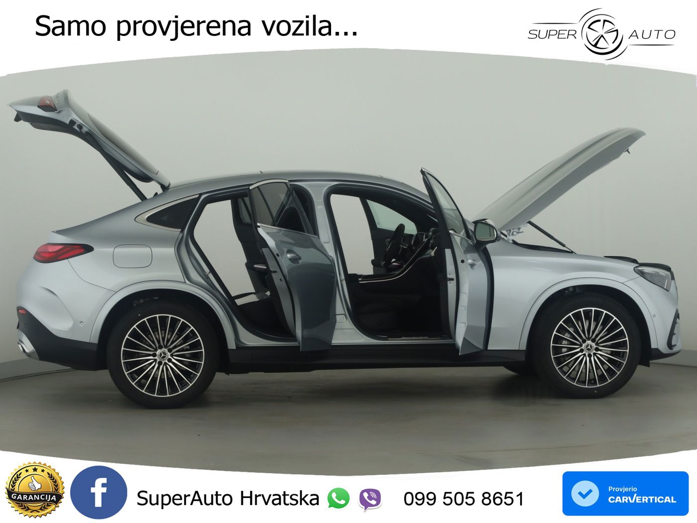 Mercedes GLC Coupe 220d (197 KS) 4MATIC 9G-TRONIC ACC+GR SJED+360+PANO