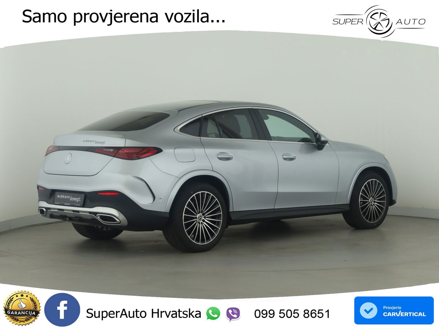 Mercedes GLC Coupe 220d (197 KS) 4MATIC 9G-TRONIC ACC+GR SJED+360+PANO
