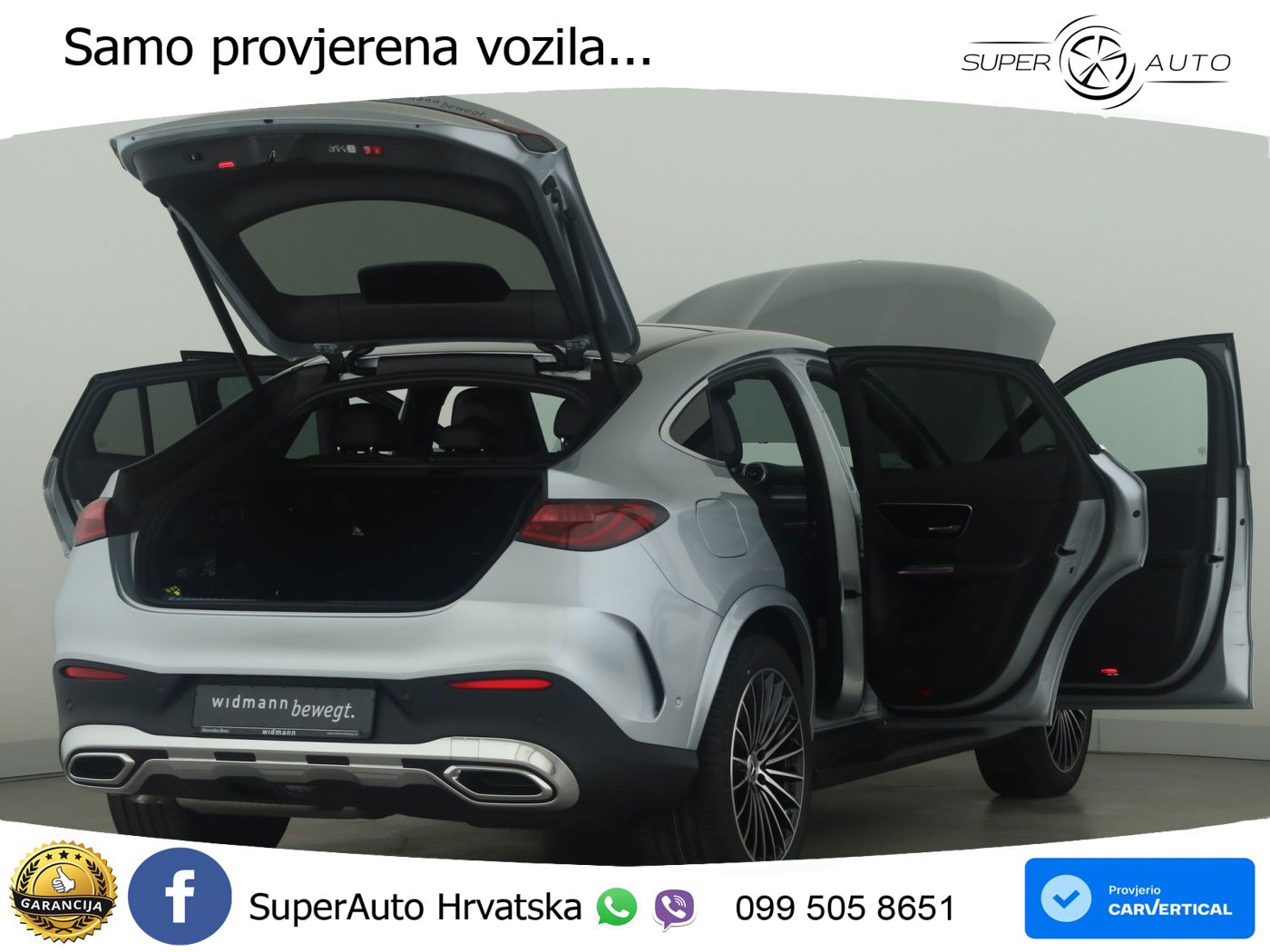 Mercedes GLC Coupe 220d (197 KS) 4MATIC 9G-TRONIC ACC+GR SJED+360+PANO