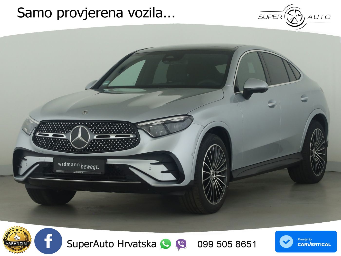 Mercedes GLC Coupe 220d (197 KS) 4MATIC 9G-TRONIC ACC+GR SJED+360+PANO