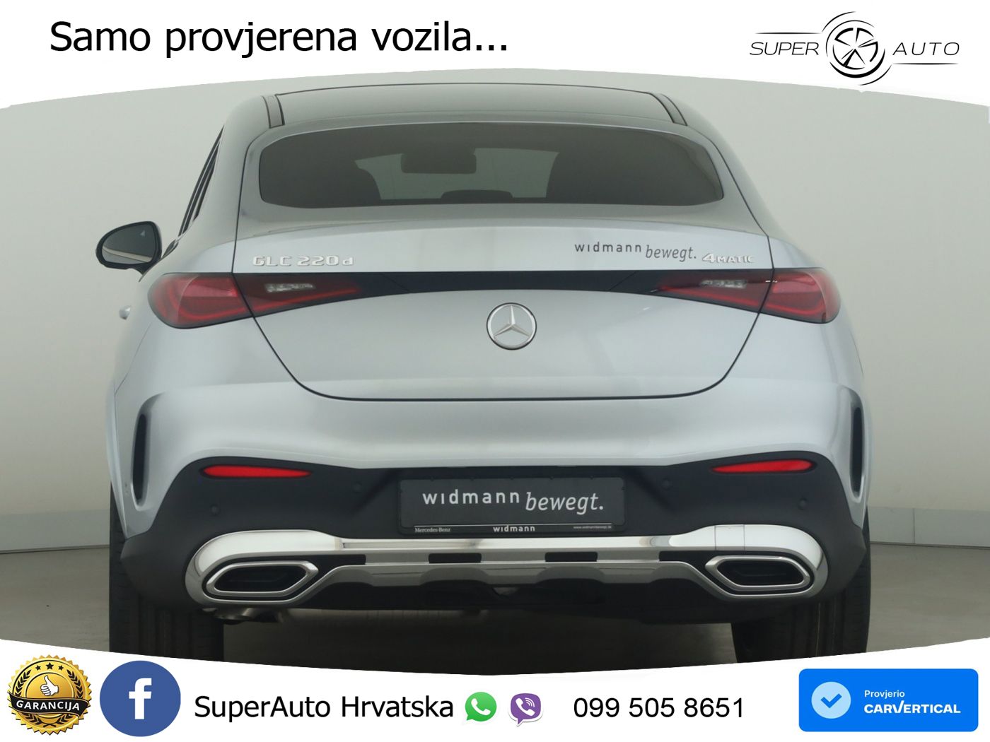 Mercedes GLC Coupe 220d (197 KS) 4MATIC 9G-TRONIC ACC+GR SJED+360+PANO