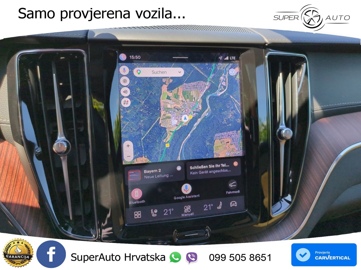 Volvo XC60 B5 Benzin AWD Geartronic ZRAČNI+ACC+GR SJED+KAM+PANO