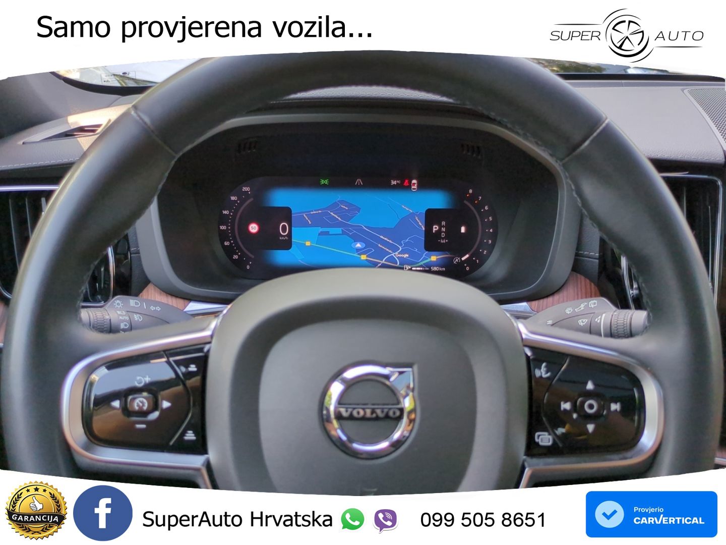 Volvo XC60 B5 Benzin AWD Geartronic ZRAČNI+ACC+GR SJED+KAM+PANO
