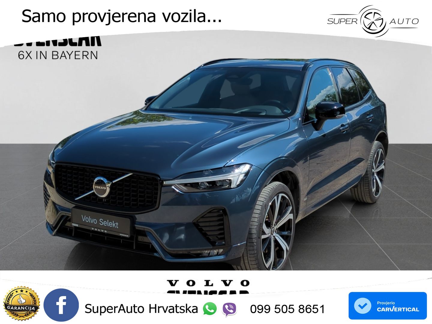 Volvo XC60 B5 Benzin AWD Geartronic ZRAČNI+ACC+GR SJED+KAM+PANO