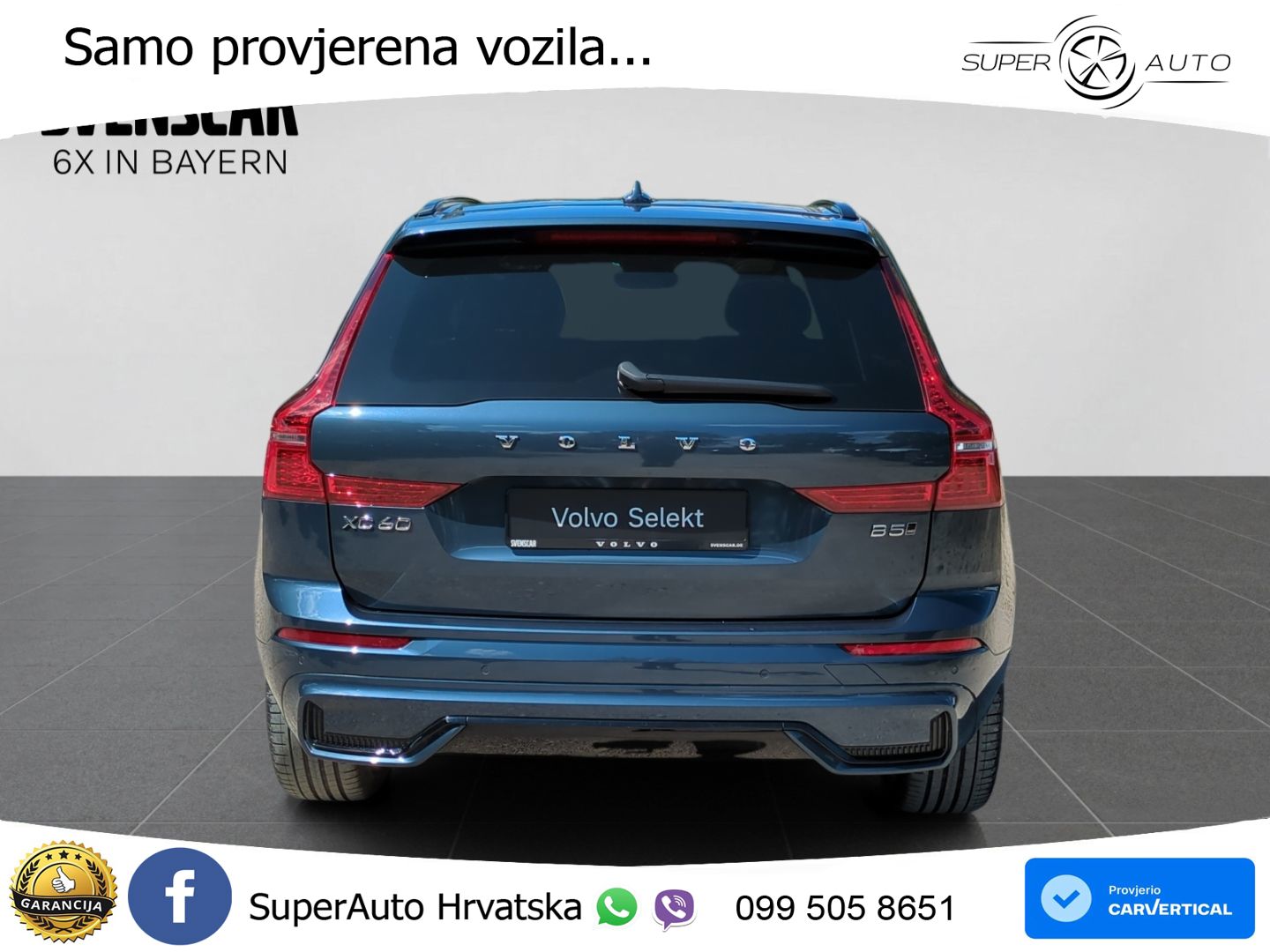 Volvo XC60 B5 Benzin AWD Geartronic ZRAČNI+ACC+GR SJED+KAM+PANO
