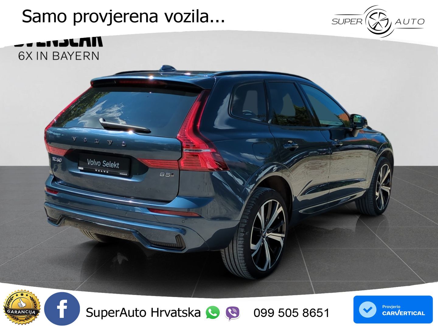 Volvo XC60 B5 Benzin AWD Geartronic ZRAČNI+ACC+GR SJED+KAM+PANO