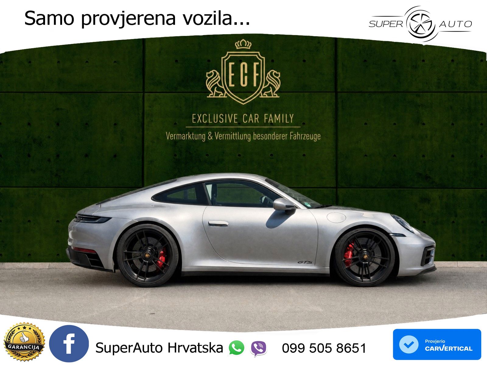 Porsche 911 Carrera 4 GTS 3.0 (480 KS) PDK LED+ACC