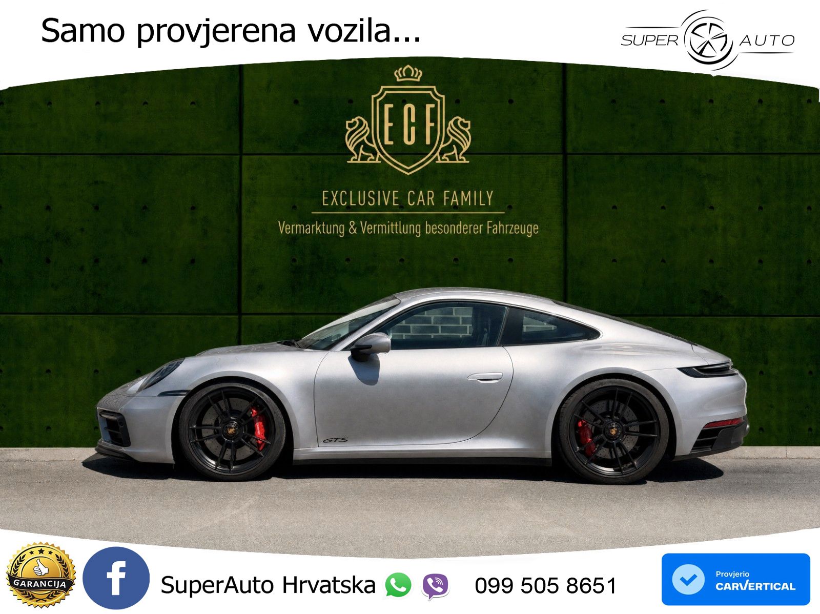 Porsche 911 Carrera 4 GTS 3.0 (480 KS) PDK LED+ACC