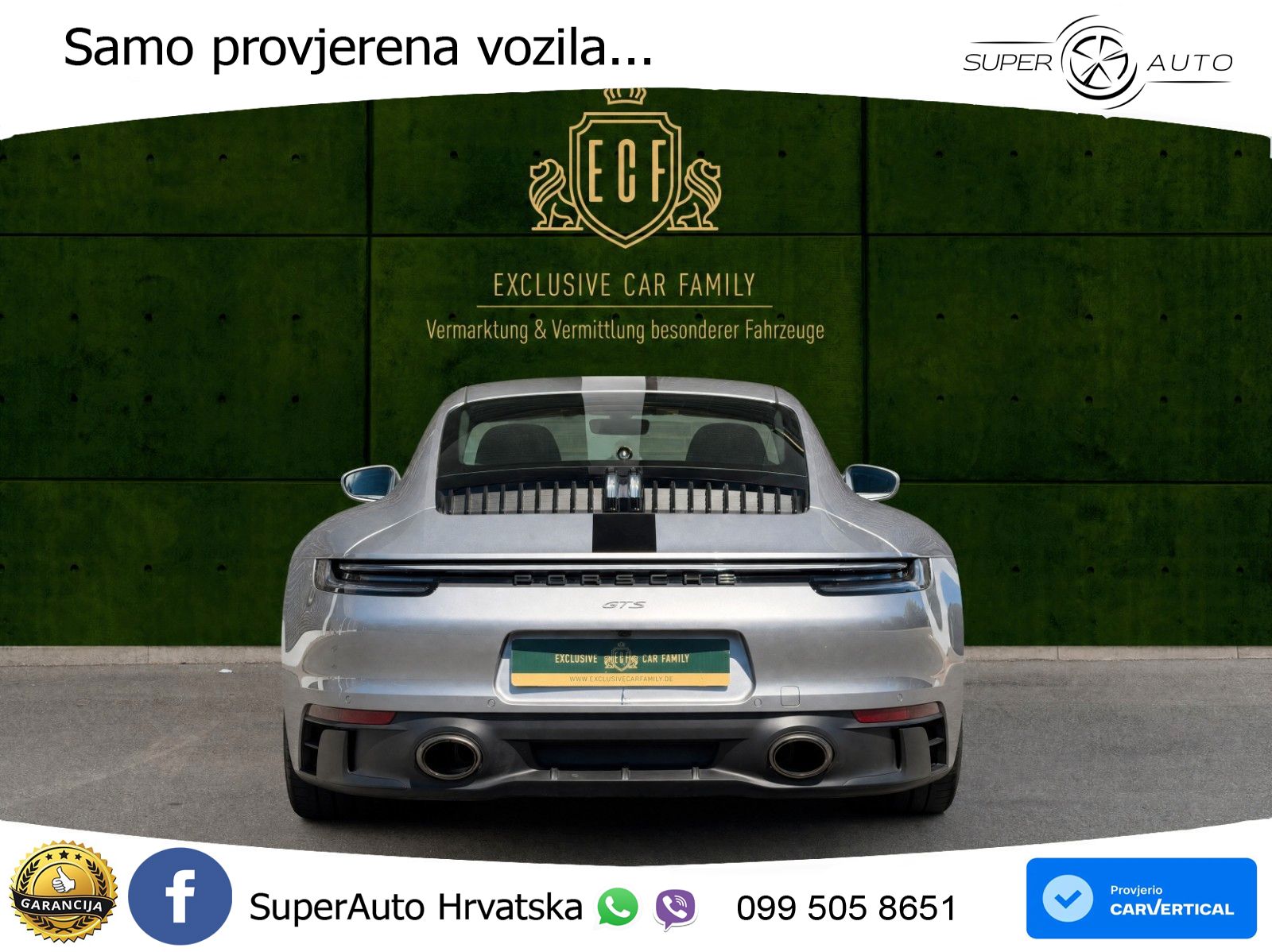Porsche 911 Carrera 4 GTS 3.0 (480 KS) PDK LED+ACC