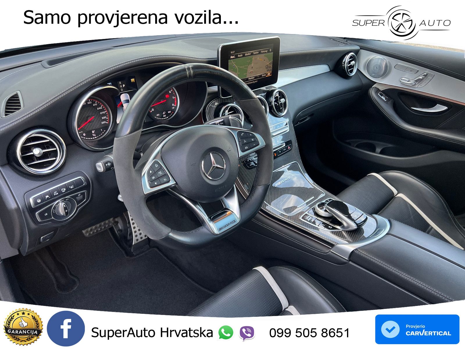Mercedes AMG GLC 63 S V8 (510 KS) 4MATIC+ MCT ACC+HEAD+4xGR SJED+360+PANO