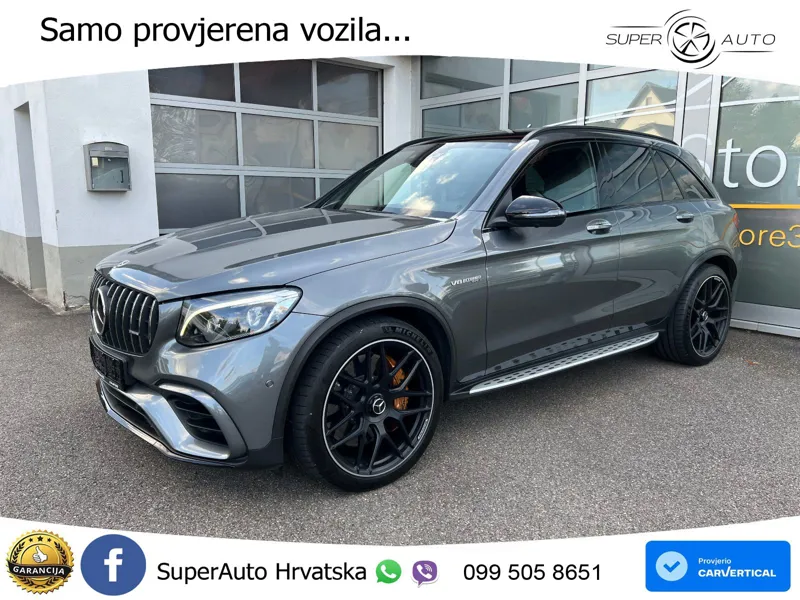 Mercedes AMG GLC 63 S V8 (510 KS) 4MATIC+ MCT ACC+HEAD+4xGR SJED+360+PANO